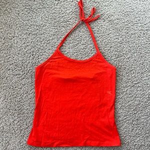 Orange tank top
